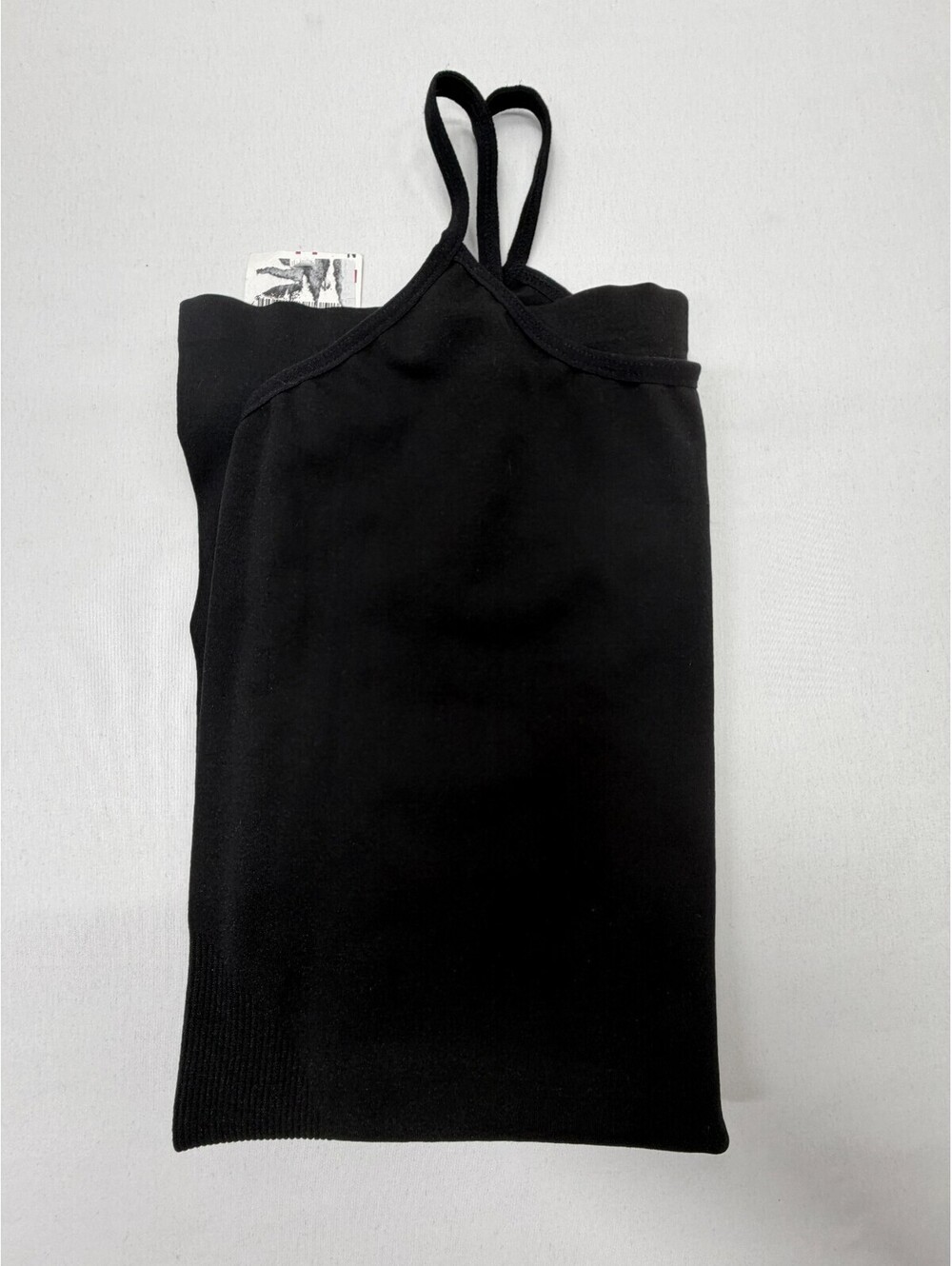 C - Mode Women's Tank Top T1006 Pullover Spaghetti Strap One Size Black NWT - Picture 12 of 12